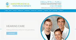 Desktop Screenshot of mariohearingclinics.com